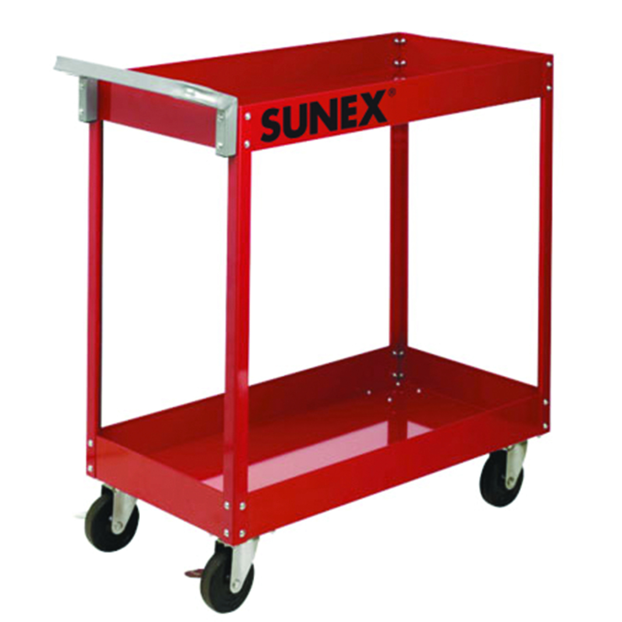 Sunex Tools Economy Service Cart — 2 Shelves, Steel, 350-Lb. Capacity, Model# 8003SC